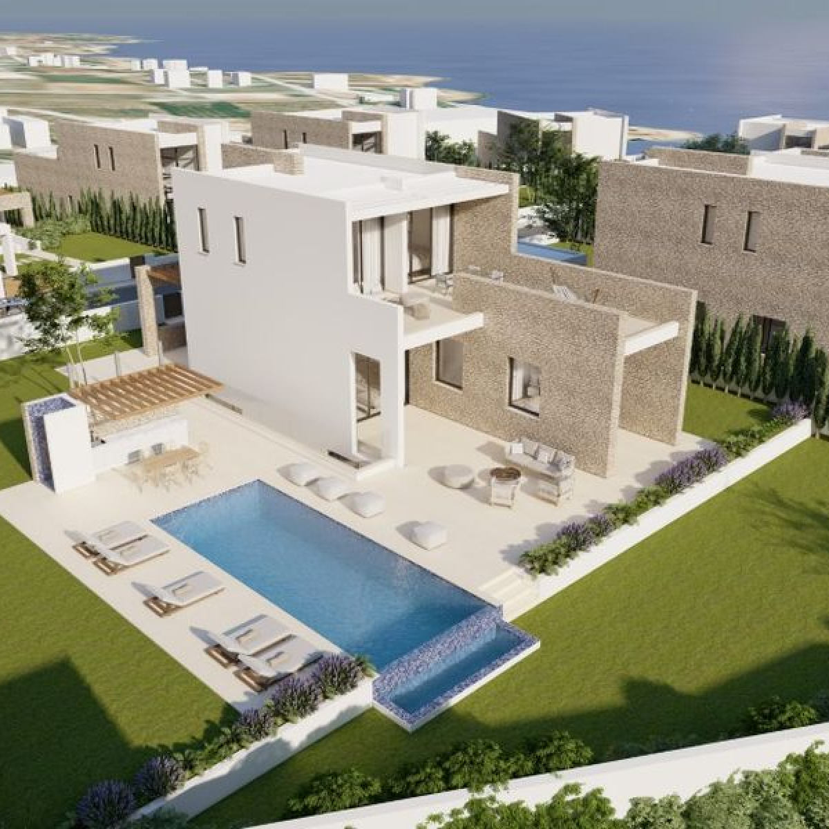 Modern villa in a coastal 5* Resort in Paphos